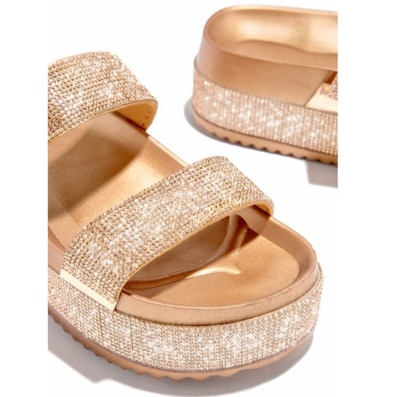 𝙇𝙖𝙨𝙩 𝙎𝙞𝙯 7 🖤💎Rhinestone Platform Buckle - Picture 10 of 11